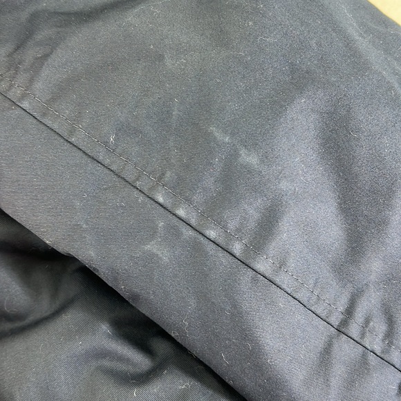 Selected Homme Identity Hooded Coat Winter Rain Heavy Jacket Blue Mens L Zip Up - Picture 12 of 16